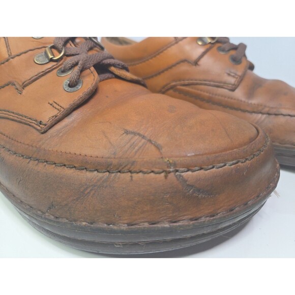 Vintage Retired Baltimore Birkenstock Brown Leather Womens 10 Mens 8 Broken In - Picture 2 of 12